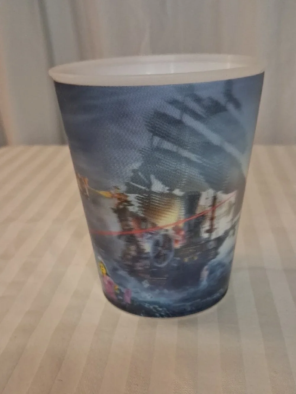 Lego Metal Beard Red and Gray Plastic Party Cup